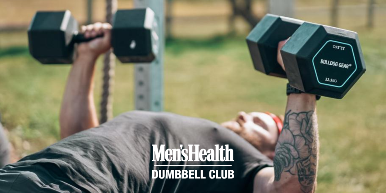 men's health dumbbell club