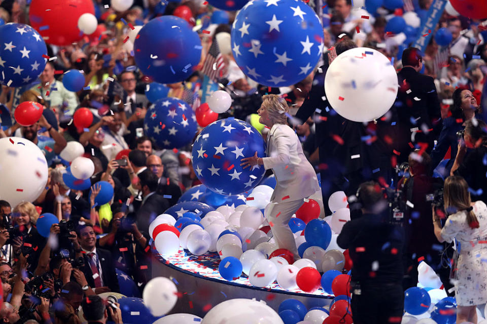 DNC hillary clinton balloon