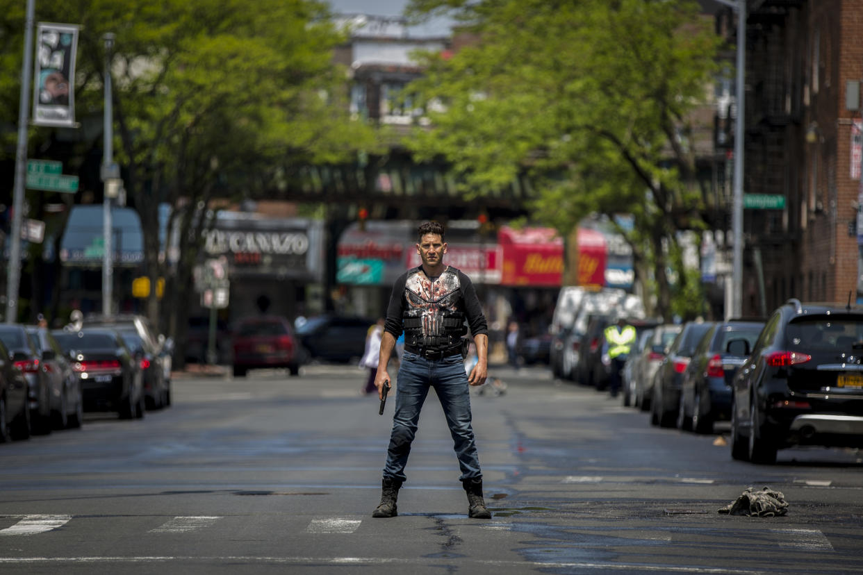 Jon Bernthal as Frank Castle in the Netflix series 'The Punisher,' based on the Marvel Comics character (Photo: Cara Howe/Netflix)