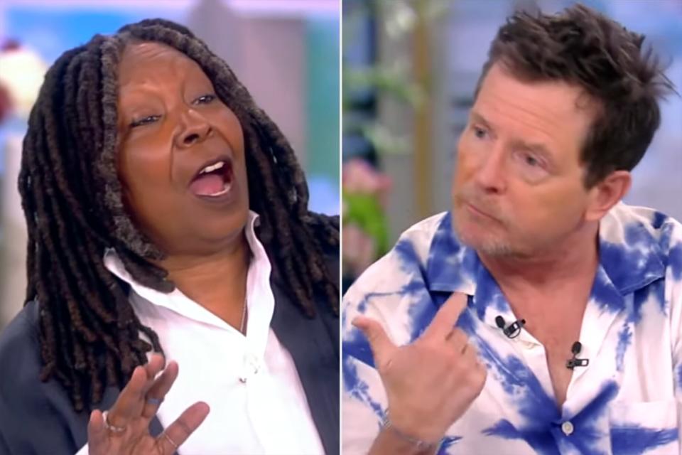 Whoopi Goldberg and Michael J. Fox on 'The View'