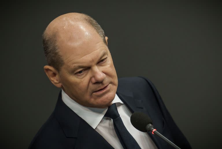 FILED - 25 January 2023, Berlin: German Chancellor Olaf Scholz attends government questioning at the Bundestag. Photo: Michael Kappeler/dpa