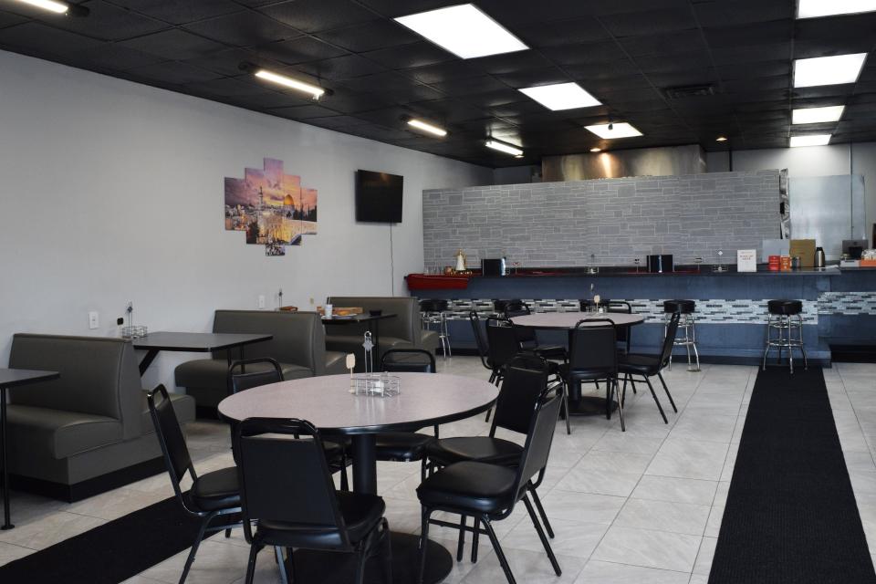 Yusuf's Cuisine opened for dine-in eating in early May. The business is situated near Bradley University.