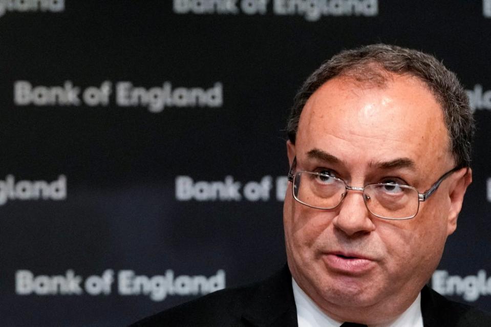 Governor of the Bank of England Andrew Bailey  (REUTERS)