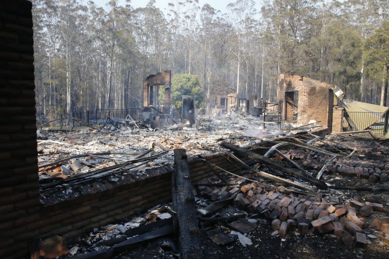 Boarding kennel completely destroyed