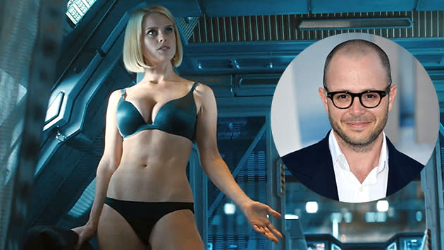 Why was Alice Eve's underwear scene in Star Trek Into Darkness so