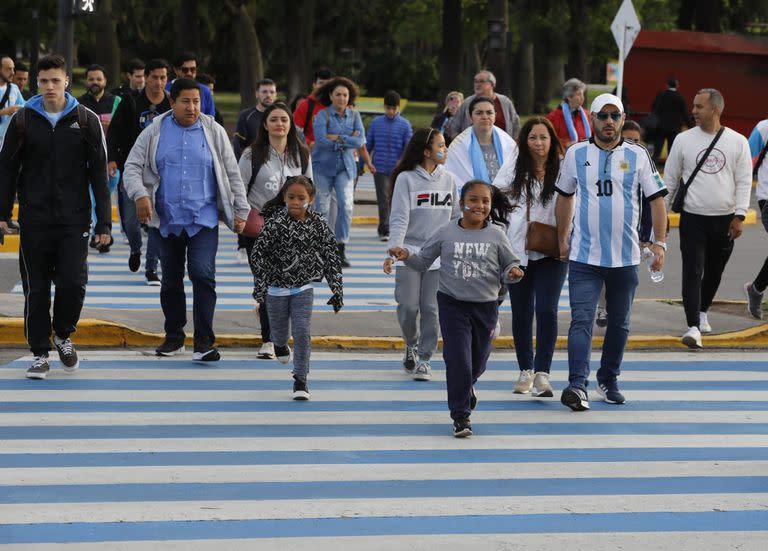 Así se vive en Buenos Aires el primer partido de la selección en el mundial de Qatar 2022