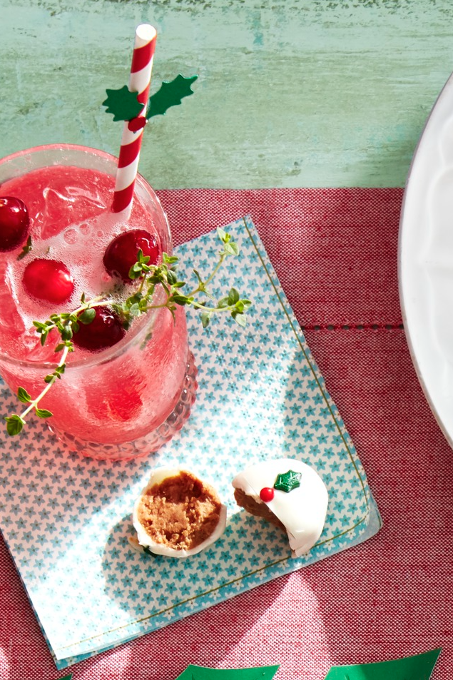 <p>Combine cranberry syrup, gin, elderflower liquor, and club soda for an easy and colorful cocktail.</p><p><strong><a href="https://www.countryliving.com/food-drinks/a29639548/cranberry-gin-fizz-recipe/" rel="nofollow noopener" target="_blank" data-ylk="slk:Get the recipe;elm:context_link;itc:0;sec:content-canvas" class="link ">Get the recipe</a>.</strong> </p>