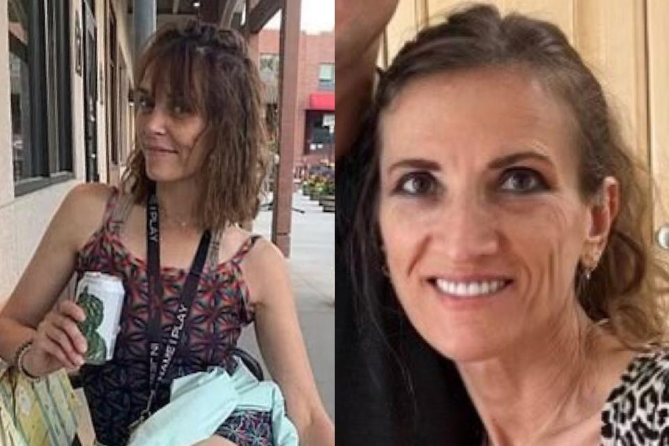 Melissa Whitsitt (left), 34, went missing on 13 August just days after police began searching for Svetlana Ustimenko (right), 55. They both vanished from a Colorado resort town (Grand County Sheriff’s Office)