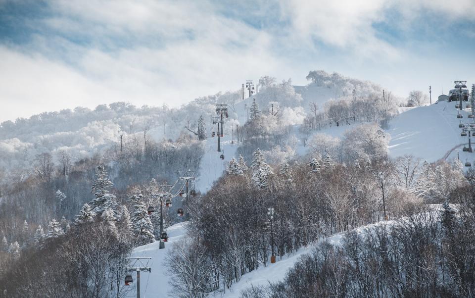 Skiing in Japan