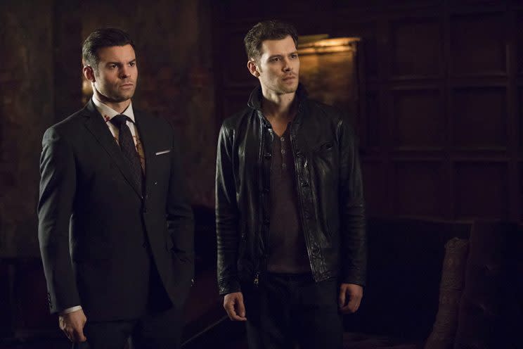 Daniel Gillies as Elijah and Joseph Morgan as Klaus in The CW's The Originals. (Photo Credit: Bob Mahoney/The CW)