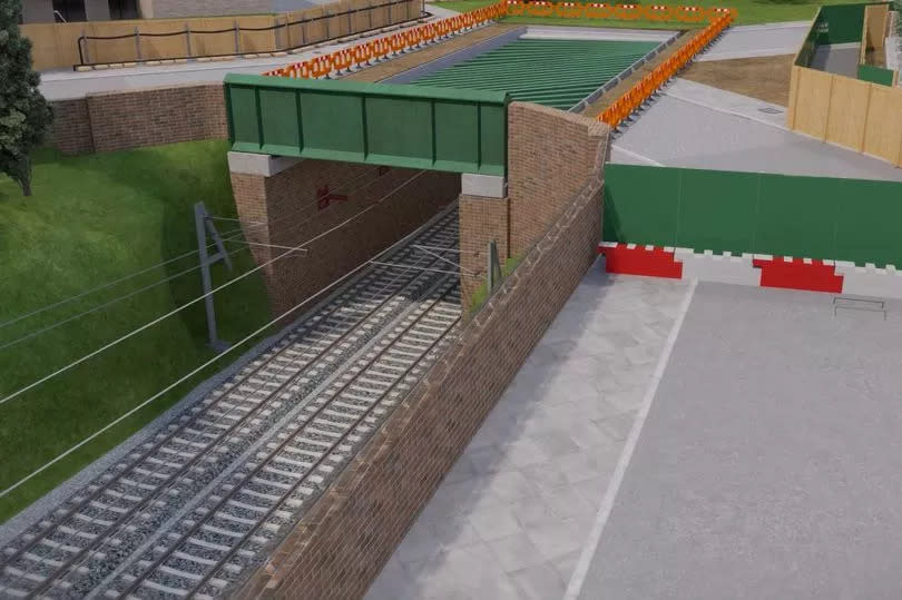 An impression of the new bridge