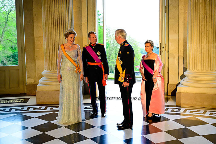 Cena de Gala de los reyes belgas y los Grandes Duques de Luxemburgo