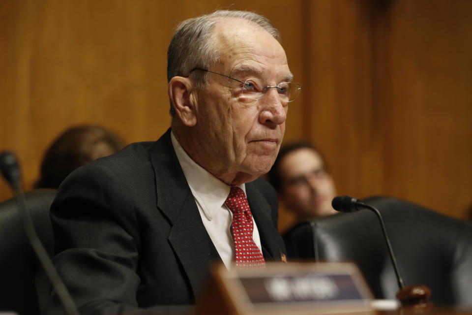 Senate Finance Chair Chuck Grassley (R-Iowa) asked the IRS for all returns from the group ACORN, which helped register voters. (ASSOCIATED PRESS)