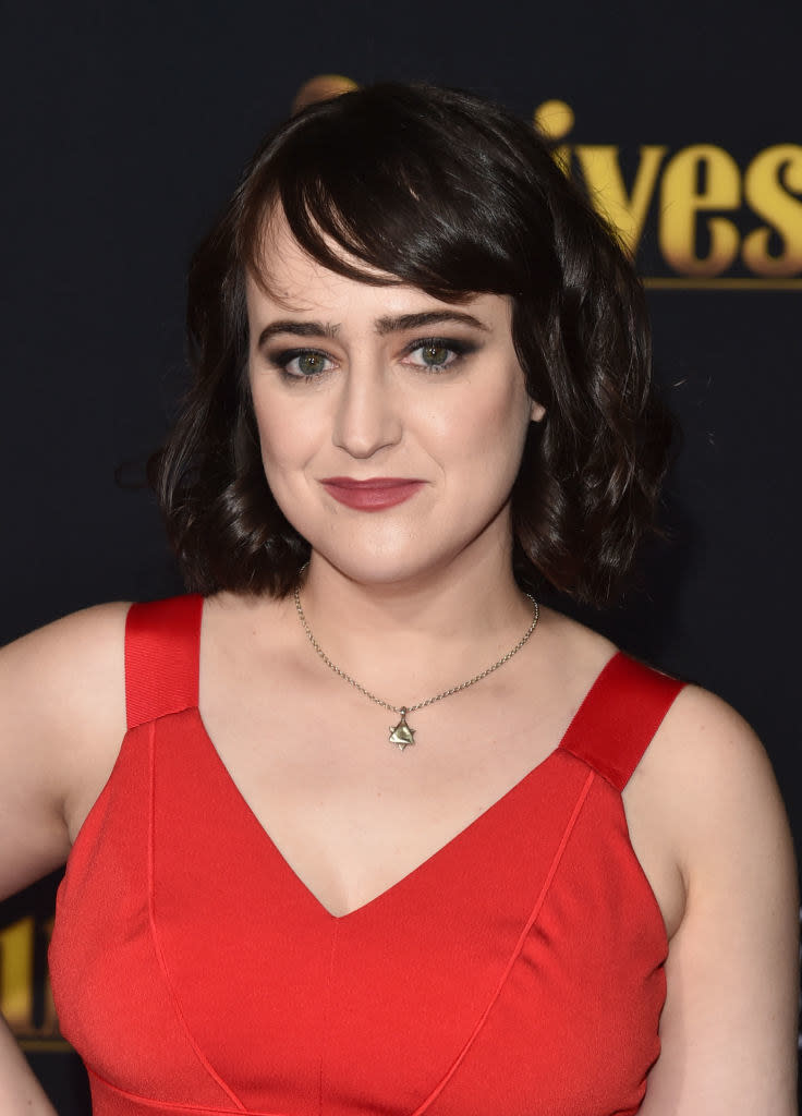 Mara Wilson attends the premiere of Knives Out