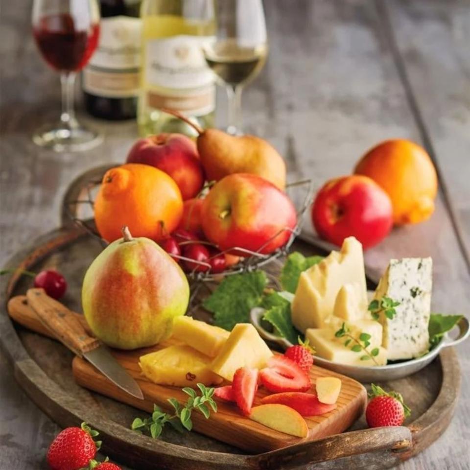 7) Fruit, Wine, and Cheese Club