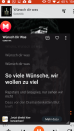 <p>Auf Begeisterung stieß die App “Musixmatch” der Kategorie “Die unterhaltsamsten Apps” bei Google. Die Android-App spielt die Musik nicht nur ab, sondern liefert außerdem den passenden Songtext dazu. Außerdem gibt es eine Funktion, die Lieder erkennt und natürlich auch zu den erkannten Liedern die Texte dazu liefert. </p>