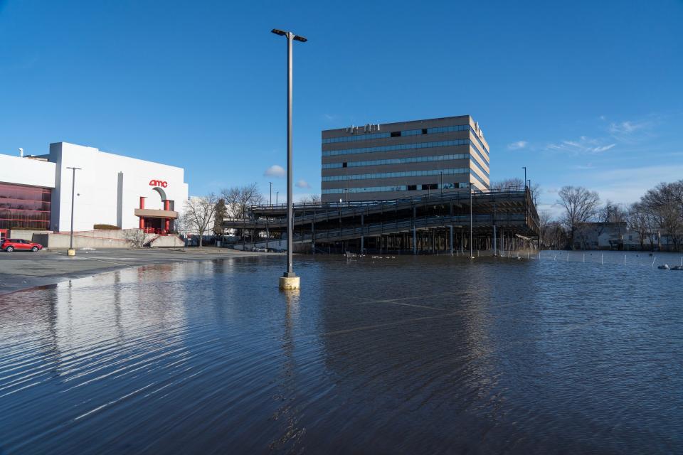 Parking lot of the AMC Wayne 14 in Wayne, NJ on Wednesday Jan. 10, 2024.