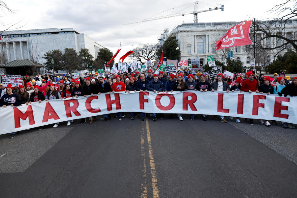 Anti-abortion demonstrators