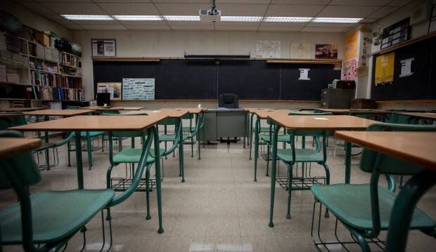 The Toronto District School Board emailed selection forms to more than 200,000 parents and guardians on Thursday, asking to receive an answer on whether their child will be going back to in-person or virtual learning by Aug. 12.  (Evan Mitsui/CBC - image credit)