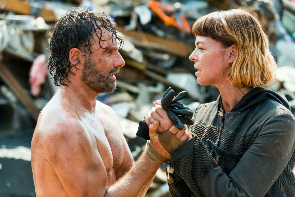 the walking dead, andrew lincoln, pollyanna mcintosh