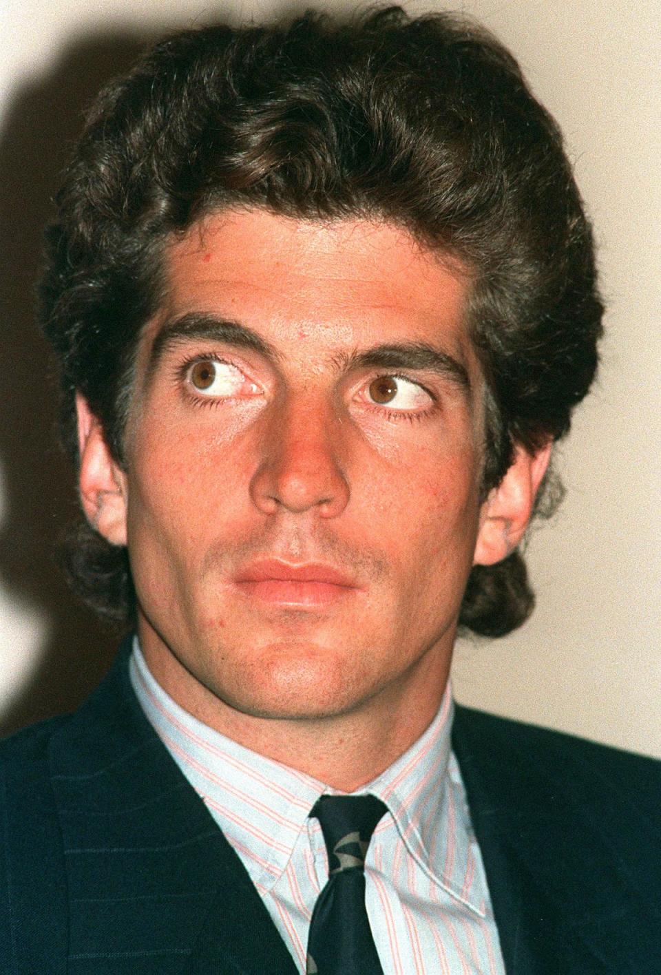 John F Kennedy Jr in May 1989 (AFP via Getty Images)