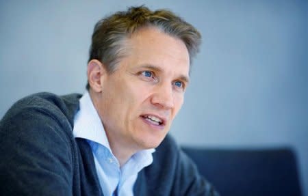 FILE PHOTO - Rocket Internet CEO Oliver Samwer attends an interview with Reuters in Berlin, Germany, January 10, 2018. REUTERS/Hannibal Hanschke