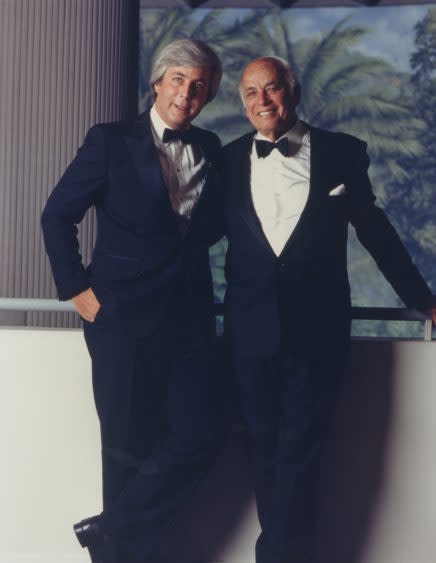 ‘Candid Camera’ creator Allen Funt and son Peter Funt - Credit: Candid Camera Inc.