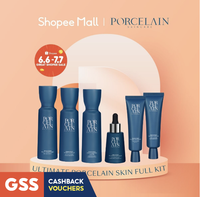 [Porcelain] Ultimate Porcelain Skin Full Kit in blue