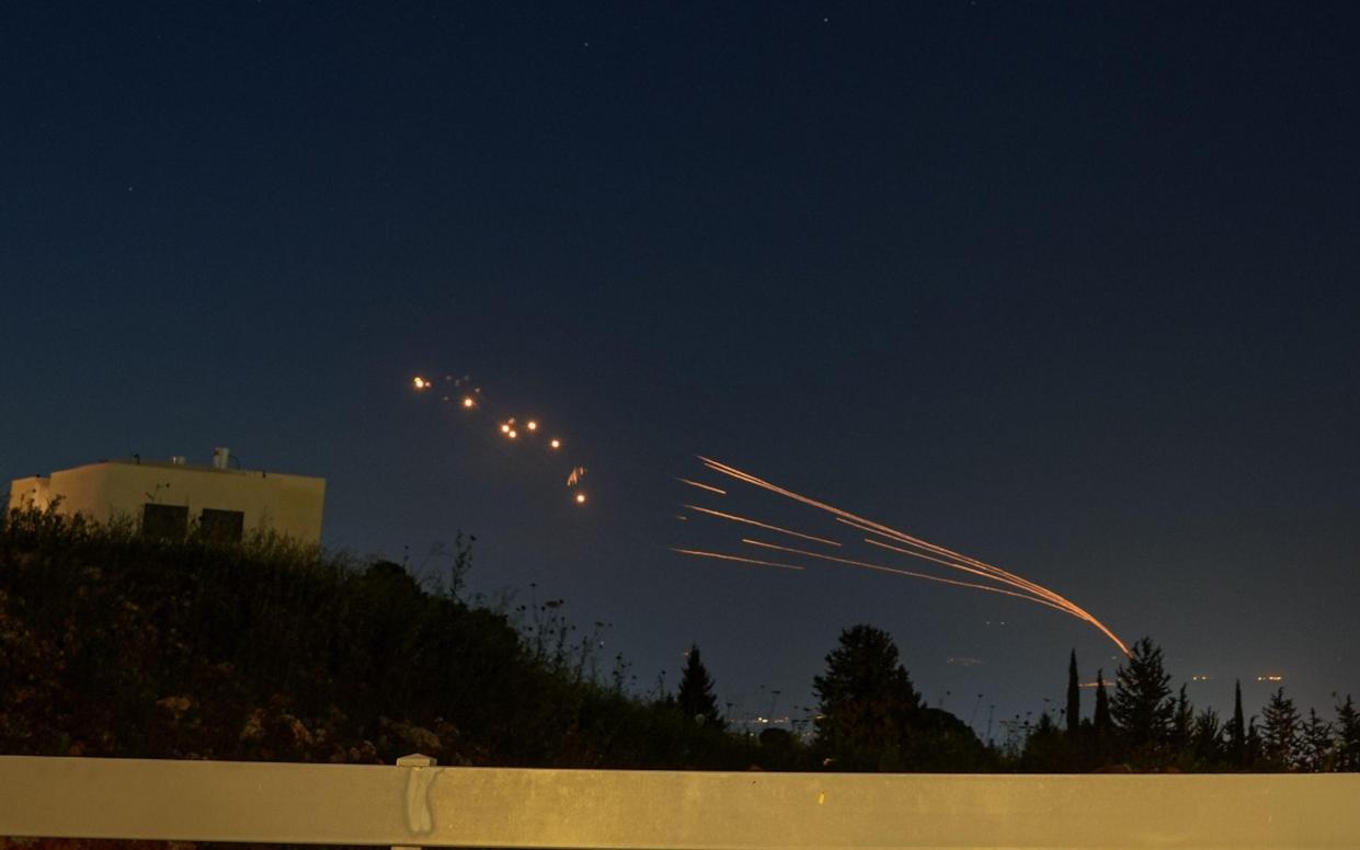 The Iron Dome protection system is activated on Saturday