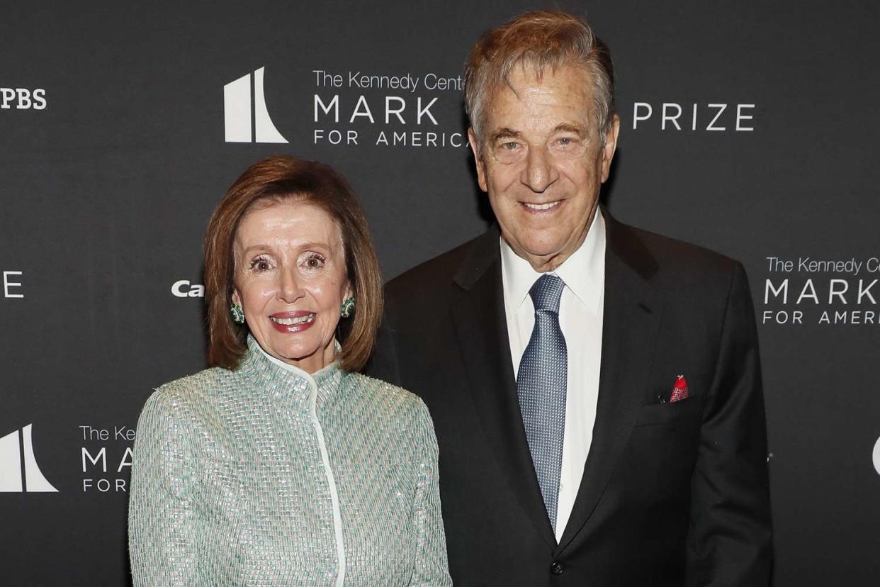 Nancy Pelosi and Paul Pelosi attend the 23rd Annual Mark Twain Prize For American Humor at The Kennedy Center