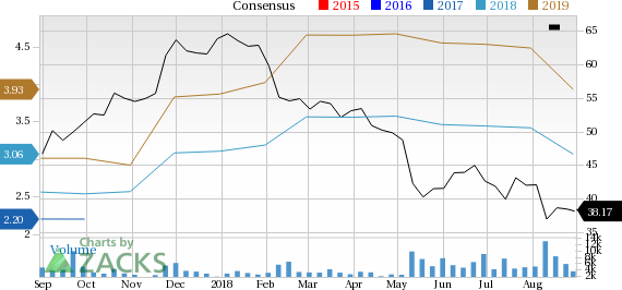 Beacon Roofing Supply (BECN) has witnessed a significant price decline in the past four weeks, and is seeing negative earnings estimate revisions as well.