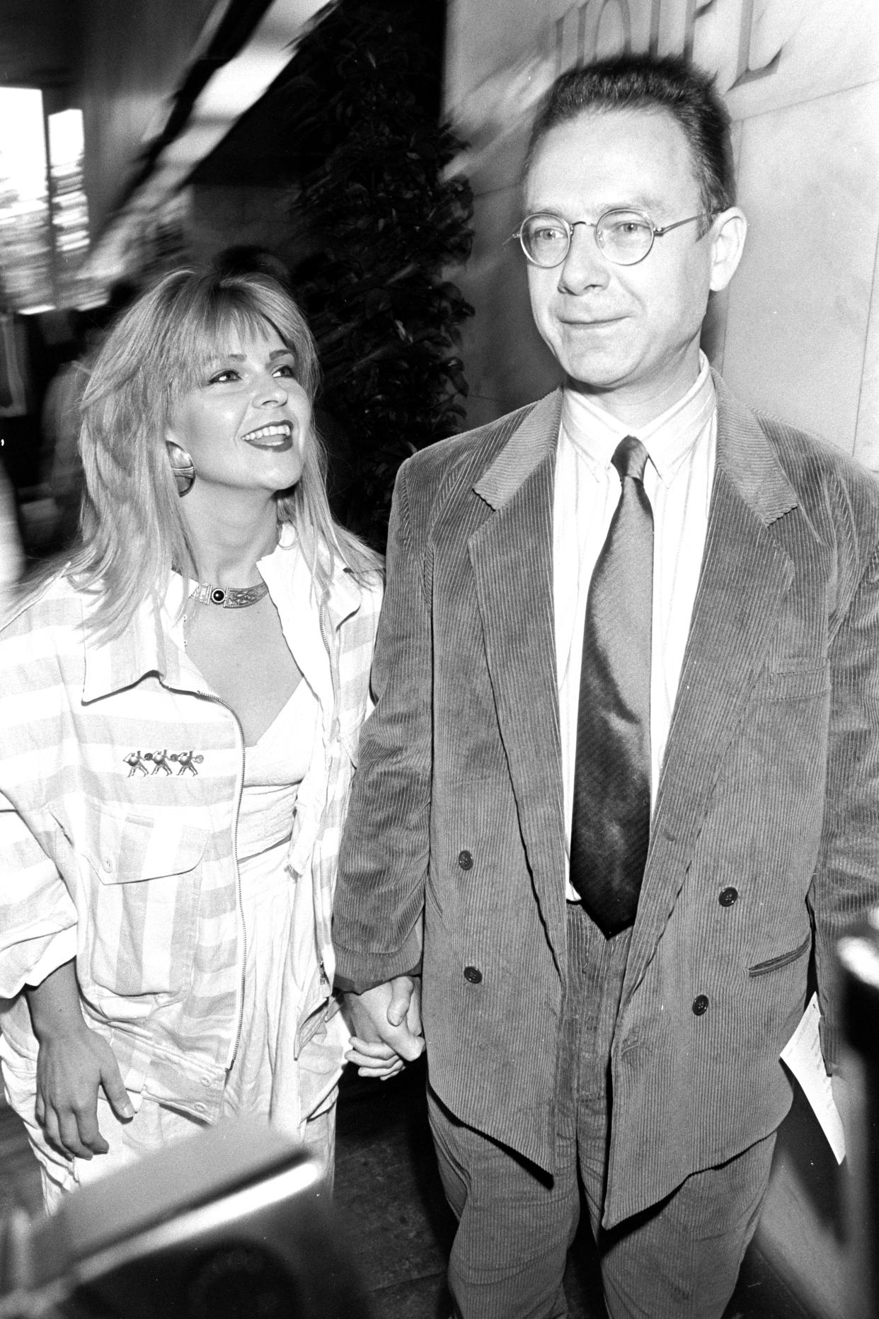 Toyah Willcox and Husband Robert Fripp during the Ivor Novello Awards, 15th April 1987 (Photo by Dave Hogan/Hulton Archive/Getty Images)