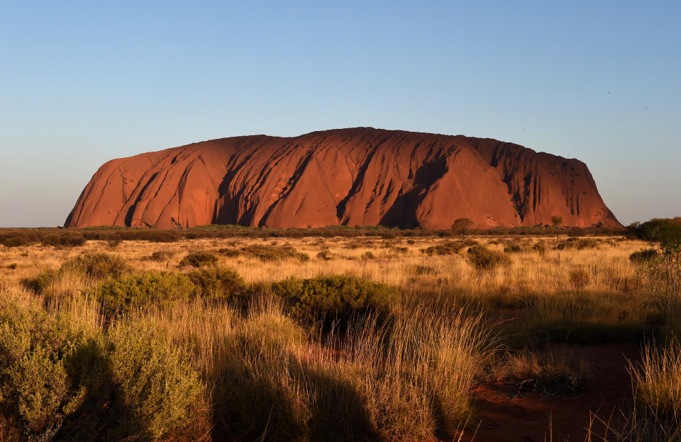 Uluru is regarded as a sacred location by the local Indigenous community. Source: AAP