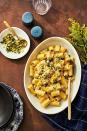 easy dinner ideas creamy pumpkin pasta with pine nut gremolata