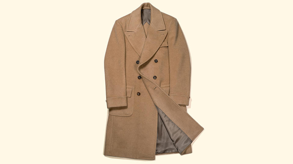 The coat, laid flat.