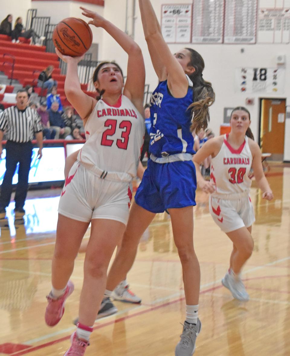 Coldwater junior Elli Foley, shown here in early season action, was voted by you the readers as this week's Breathe Free Duct Cleaning Athlete of the Week