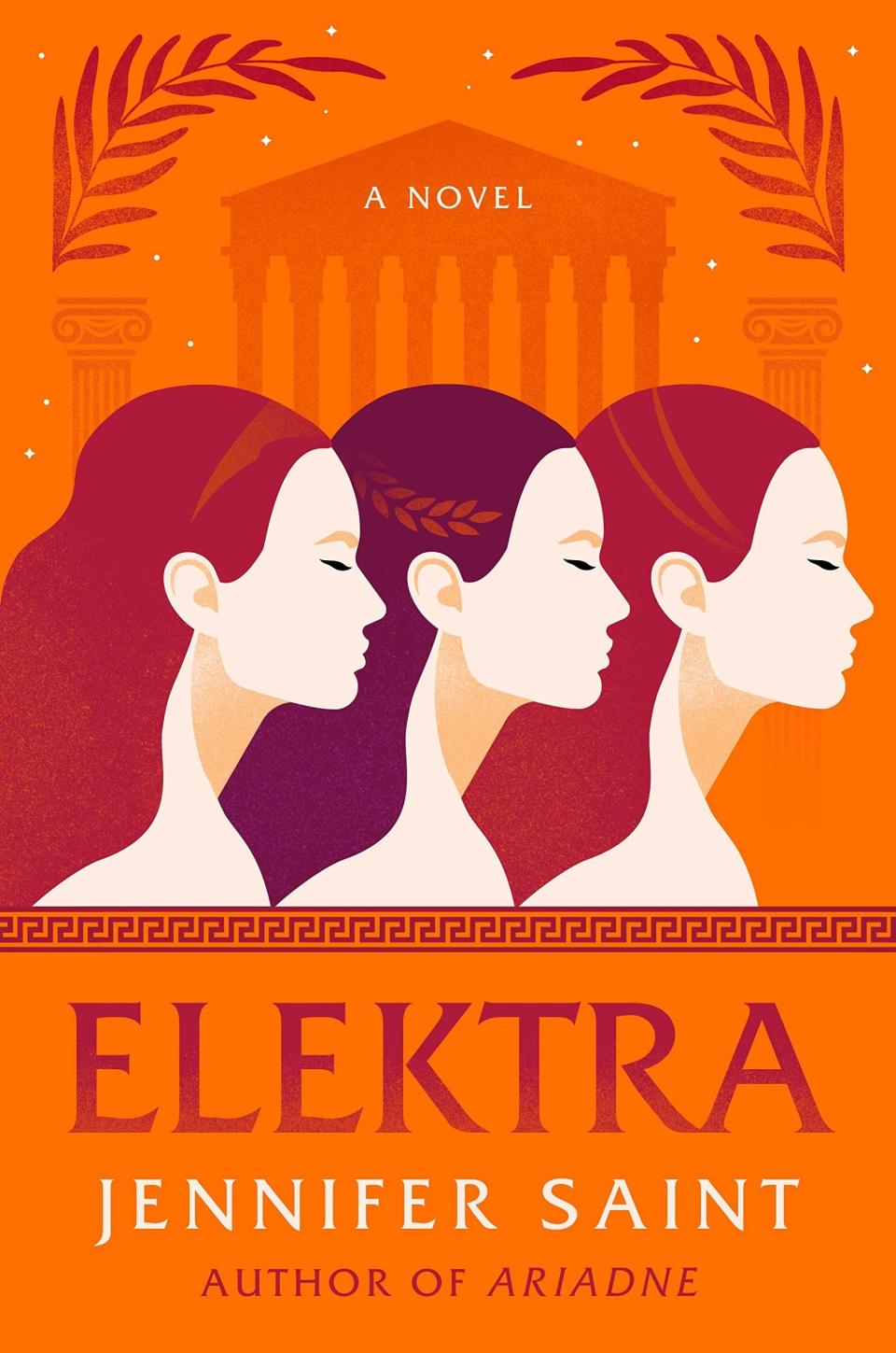 "Elektra" cover illustration of three identical women