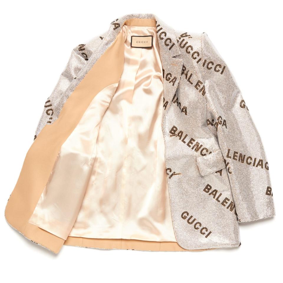 Gucci Balenciaga Rhinestone Jacket