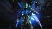 <p>Blue Beetle (Jaime Reyes) joins the cast in Injustice 2 as a newcomer. Unlike most of the cast, he did not appear in Injustice: Gods Among Us in any capacity. </p>
