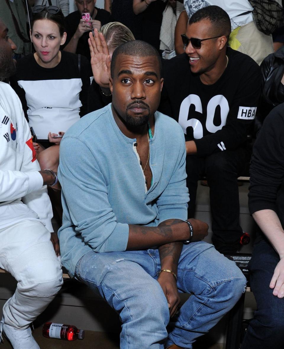 new york, ny   september 08  kanye west attends the hood by air fashion show during made fashion week spring 2014 at milk studios on september 8, 2013 in new york city  photo by ilya s savenokgetty images