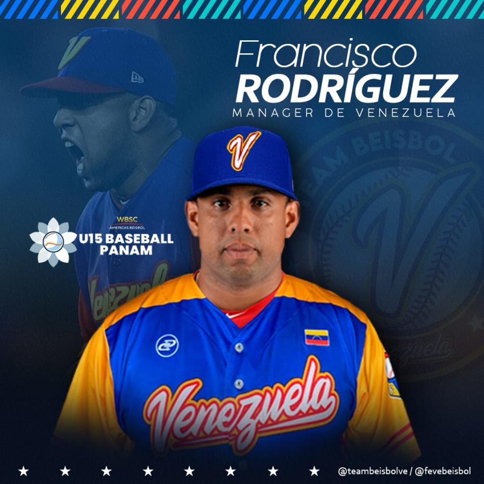 K-Rod成為委內瑞拉U15國家隊總教練。取自Team Beisbol Venezuela推特(現為X)。