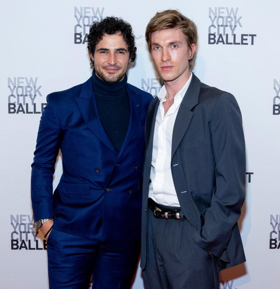 Zac Posen and Harrison Ball attend the 2022 New York Ballet Spring Gala at David H. Koch Theater, Lincoln Center on May 05, 2022 in New York City.