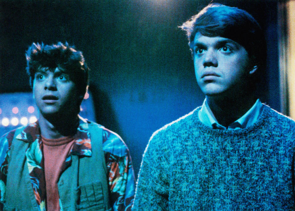 Steve Marshall and Jason Lively in "Night of the Creeps"
