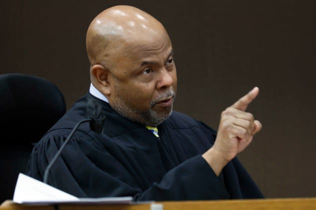 Judge Ural Glanville's conduct in the YSL RICO case has been criticized by defense attorneys. - Credit:  © Miguel Martinez/The Atlanta Journal-Constitution/ZUMA