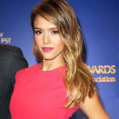 <b>Jessica Alba's subtle dip-dye</b> is a great way to try out the trend, without feeling two-tone ©Rex