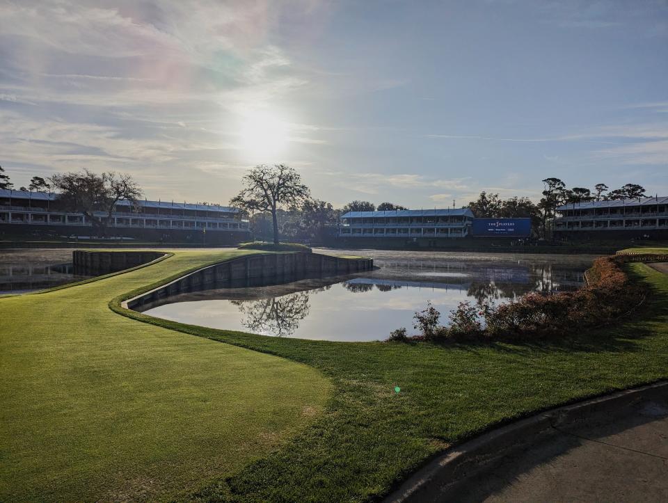 The Island Green at the par-3 17th hole of The Players Stadium Course at TPC Sawgrass is one of the most recognizable in golf and has been the site of successes and disasters at The Players Championship. The 50th Players begins on Thursday.