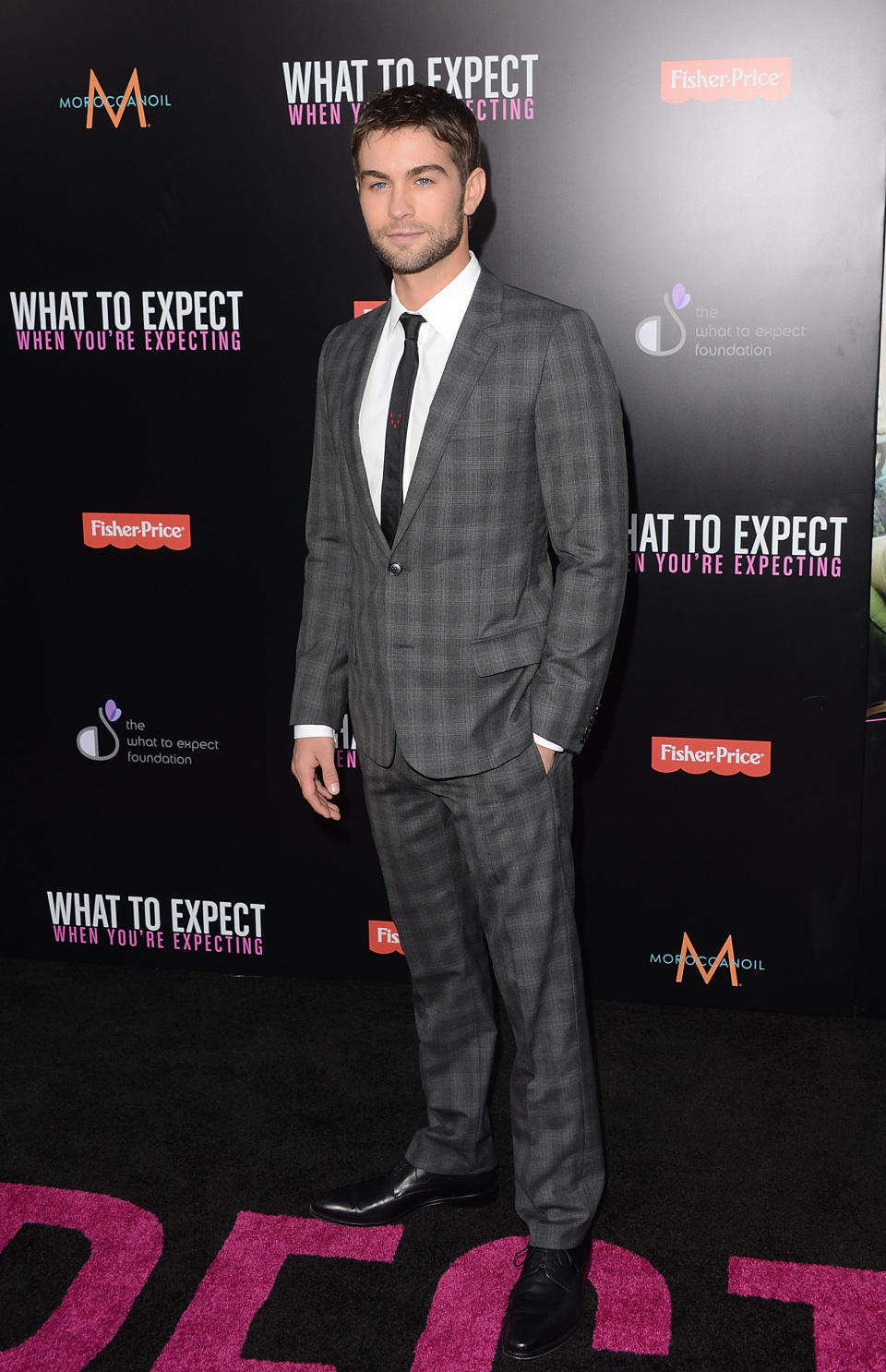 HOLLYWOOD, CA - MAY 14: Actor Chace Crawford arrives at the Los Angeles premiere of 'What To Expect When You're Expecting' at Grauman's Chinese Theatre on May 14, 2012 in Hollywood, California. (Photo by Jason Merritt/Getty Images)