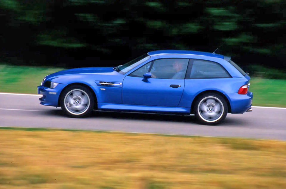 <p>At first, all Z3s were roadsters, but after two years BMW introduced a coupé body style, available only with six-cylinder engines. For a coupé, the rear window was unusually close to being vertical, which made the car look like an <strong>estate</strong>, and led to it being nicknamed ‘breadvan’.</p><p>“This vehicle won’t be everyone’s darling,” said BMW executive <strong>Wolfgang Reitzle</strong>, and he was right. On the plus side, its luggage capacity was, at <strong>410 litres</strong>, actually greater than that of the original 3 Series Touring.</p>