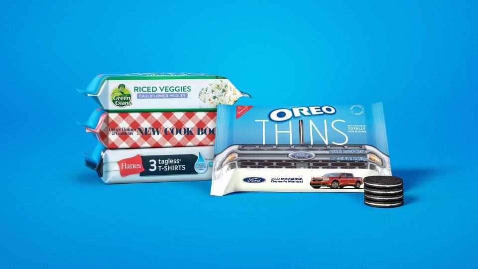 Oreo created a special promotion for July 2021 where the cookie company has camouflaged cookies in packaging designed to fool kids and keep the cookies safe for adults.