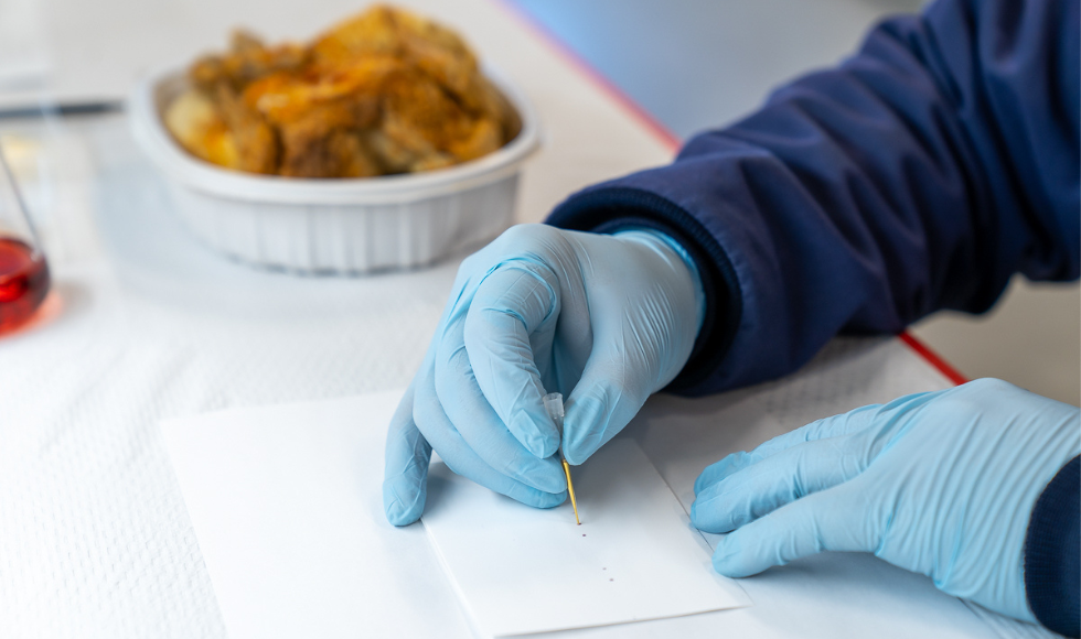 McMaster researchers have developed an on-the-spot rapid test for salmonella that is easier to conduct than a home COVID test. (McMaster University)